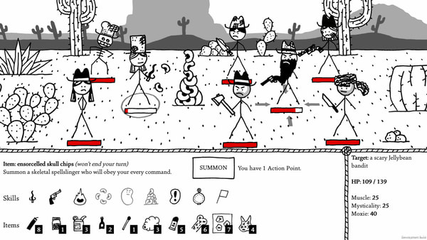 playing game set in the wild west of the Kingdom of Loathing universe Download Game  West of Loathing