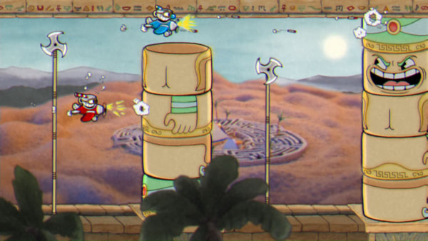 local multiplayer cuphead