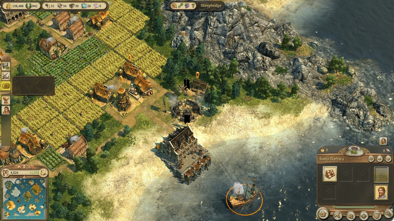 anno 1404 load ship stay until loaded